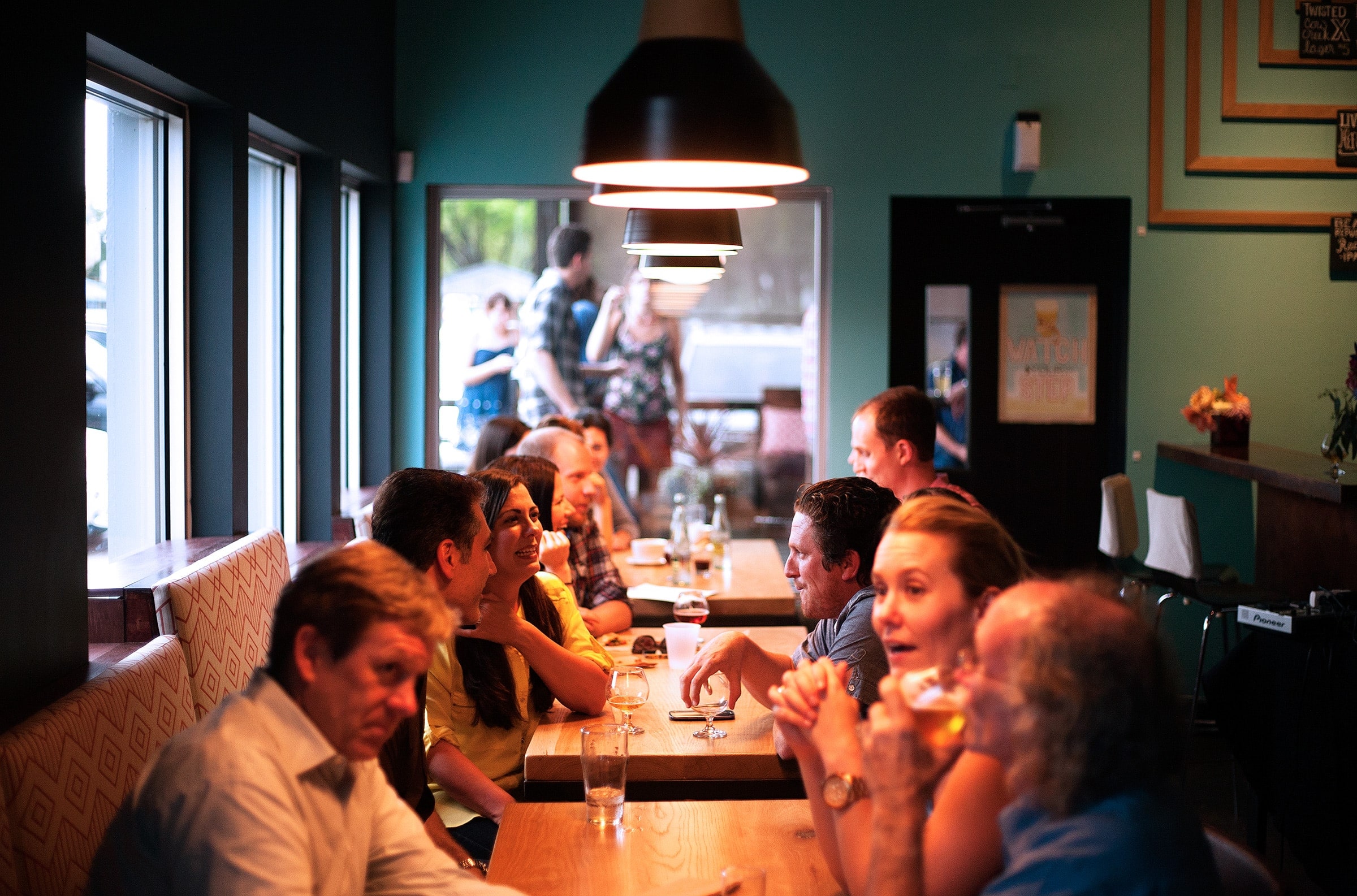 people dining